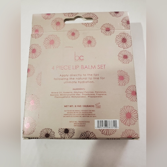 BEAUTY CONCEPTS 4 PIECE LIP BALM SET - Picture 4 of 5